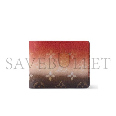 LOUIS VUITTON MONOGRAM PIGMENT SLENDER WALLET M28006 (11.5*9*1.5cm)